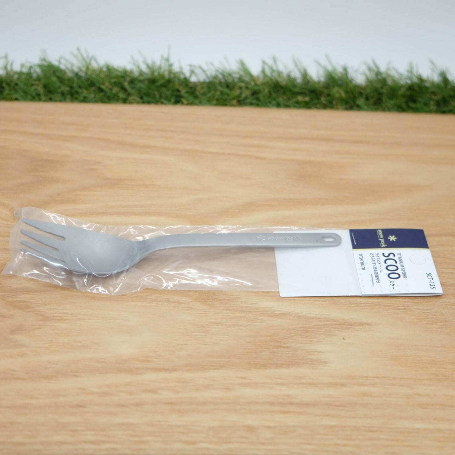 Snow Peak titanium Fork Spoon SCOO Camping Tableware Cutlery SCT-125 #2210-0007