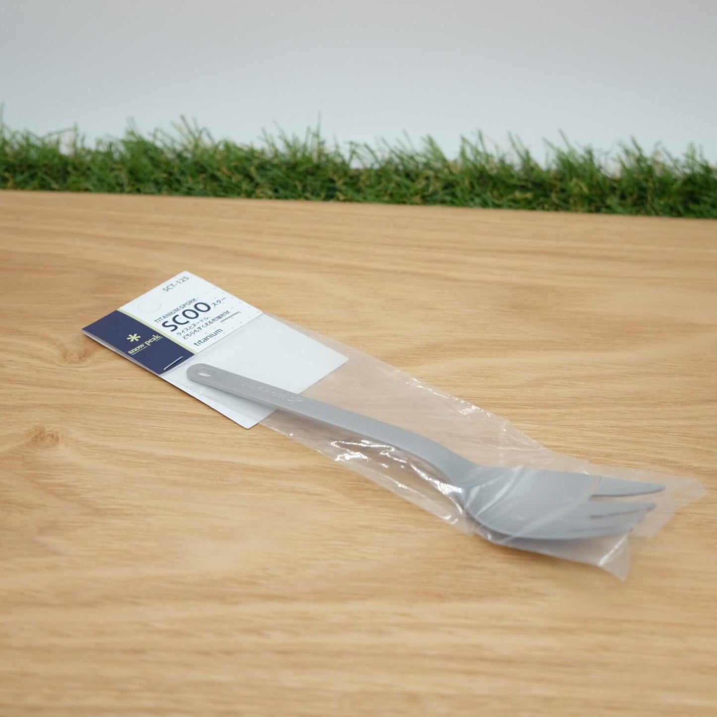 Snow Peak titanium Fork Spoon SCOO Camping Tableware Cutlery SCT-125 #2210-0007