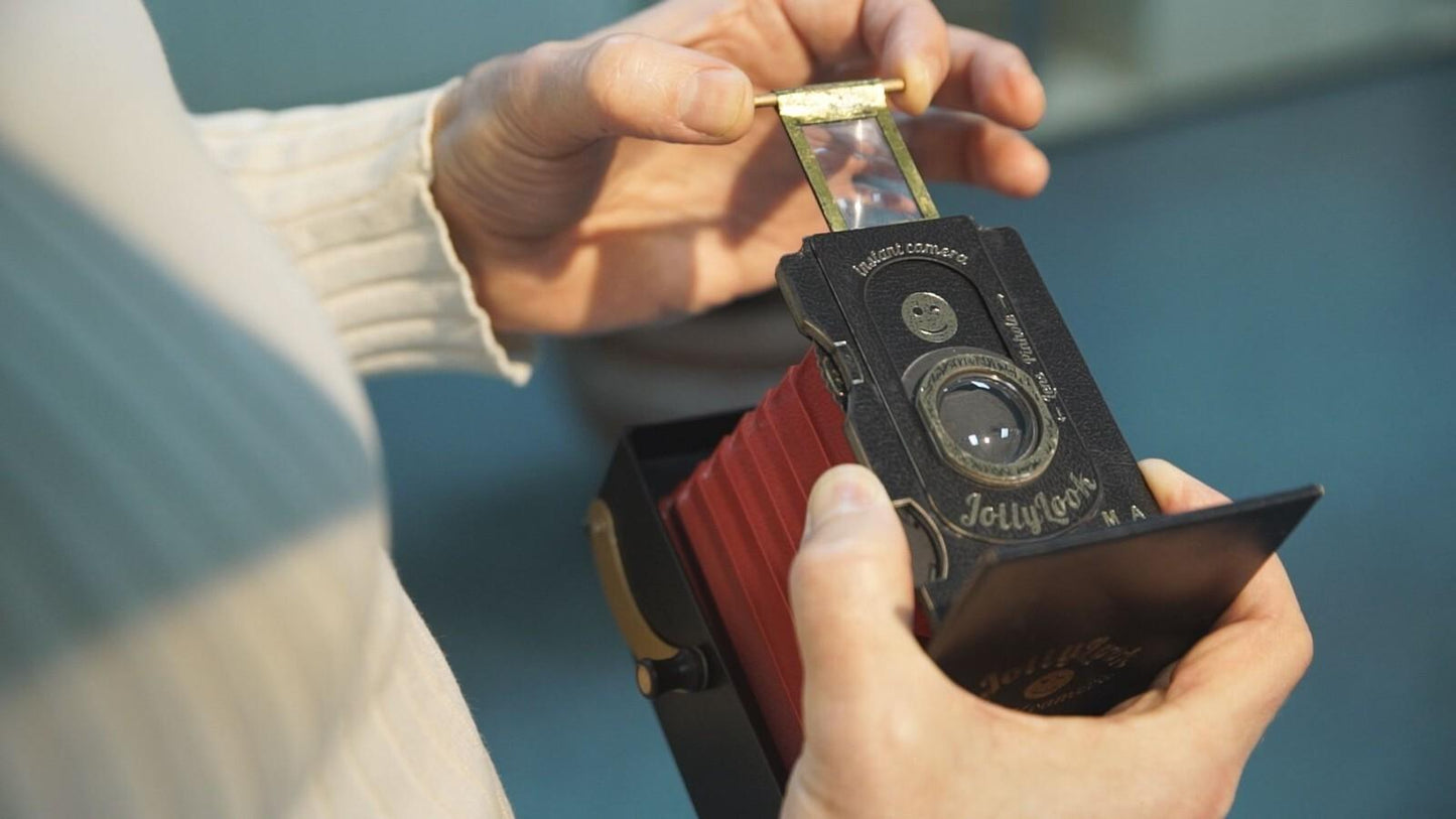 JollyLook  Instant Instax Folding Camera Made from Recycled Cardboard Japan 1012