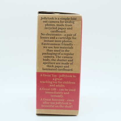 JollyLook  Instant Instax Folding Camera Made from Recycled Cardboard Japan 1012