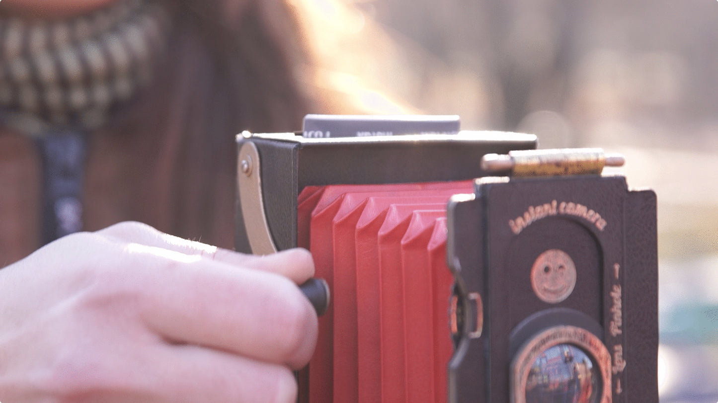 JollyLook  Instant Instax Folding Camera Made from Recycled Cardboard Japan 1012