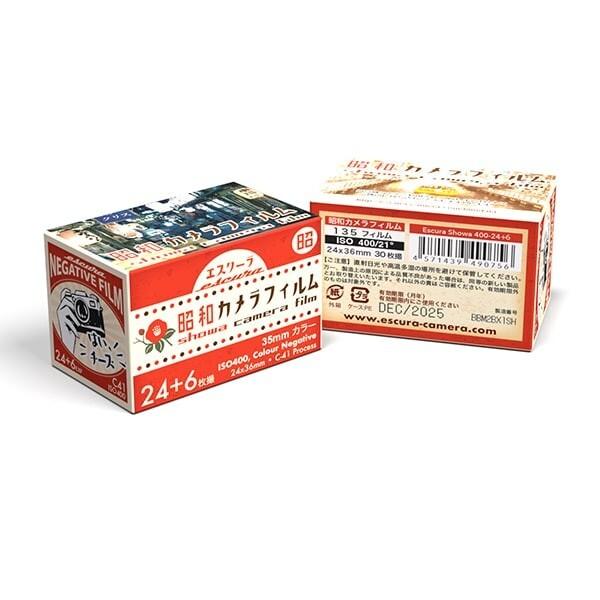 Escura Showa Camera Film 24 + 6EX color film 30 shots ISO 400 Set of 3 Japan