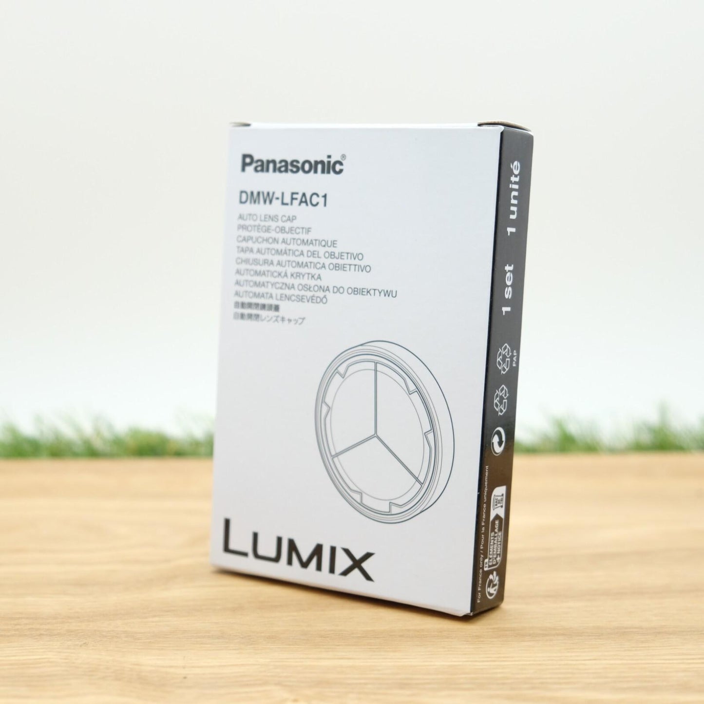 Panasonic DMW-LFAC1 Automatic Lens Cap for Lumix DMC-LX100 Black Japan #1038B