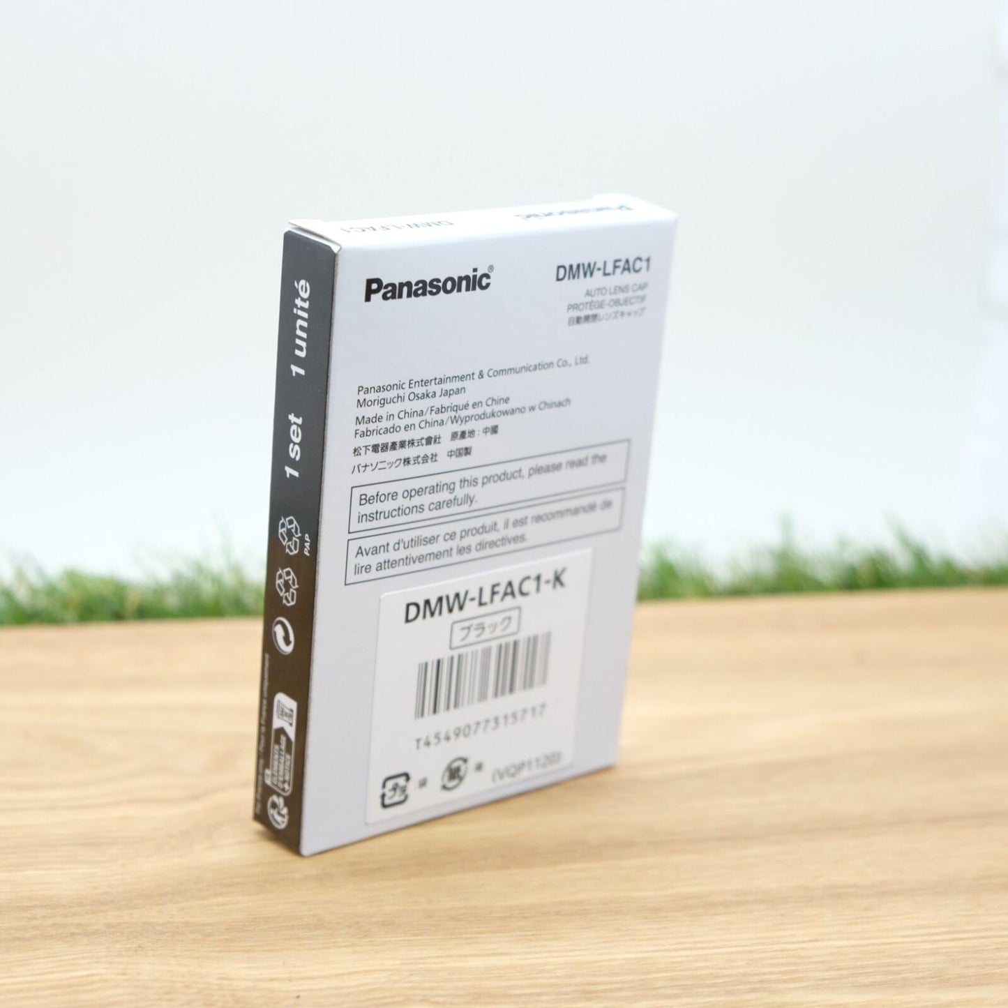 Panasonic DMW-LFAC1 Automatic Lens Cap for Lumix DMC-LX100 Black Japan #1038B