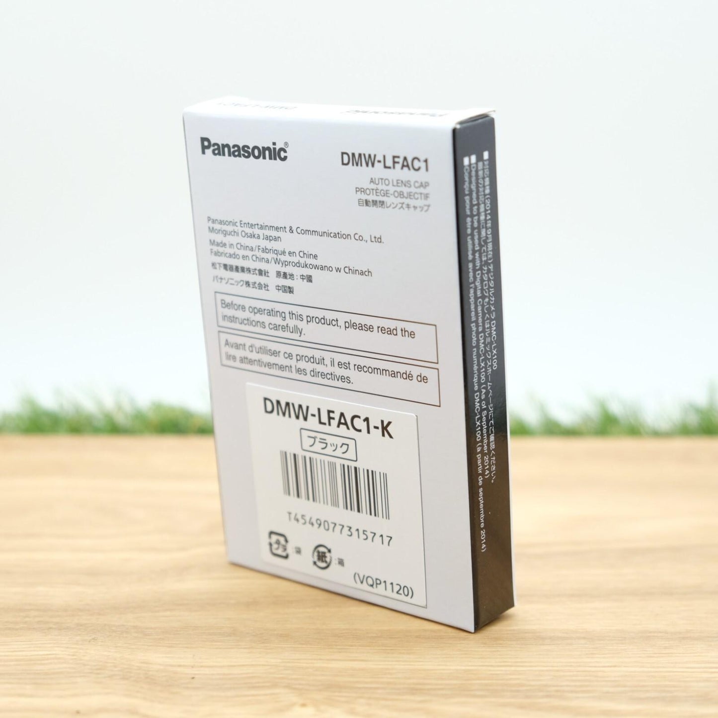 Panasonic DMW-LFAC1 Automatic Lens Cap for Lumix DMC-LX100 Black Japan #1038B