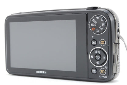 [Mint] Fujifilm FinePix Real 3D W3 10.0MP Digital Camera Black W/ Box #1094A