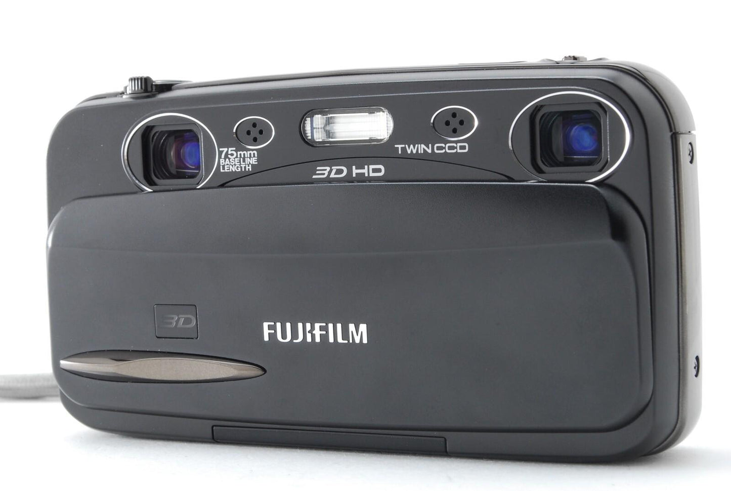 Fujifilm FinePix Real 3D W3 & V1 10.0MP Camera Black W/ Box Japan [Mint] #1140A