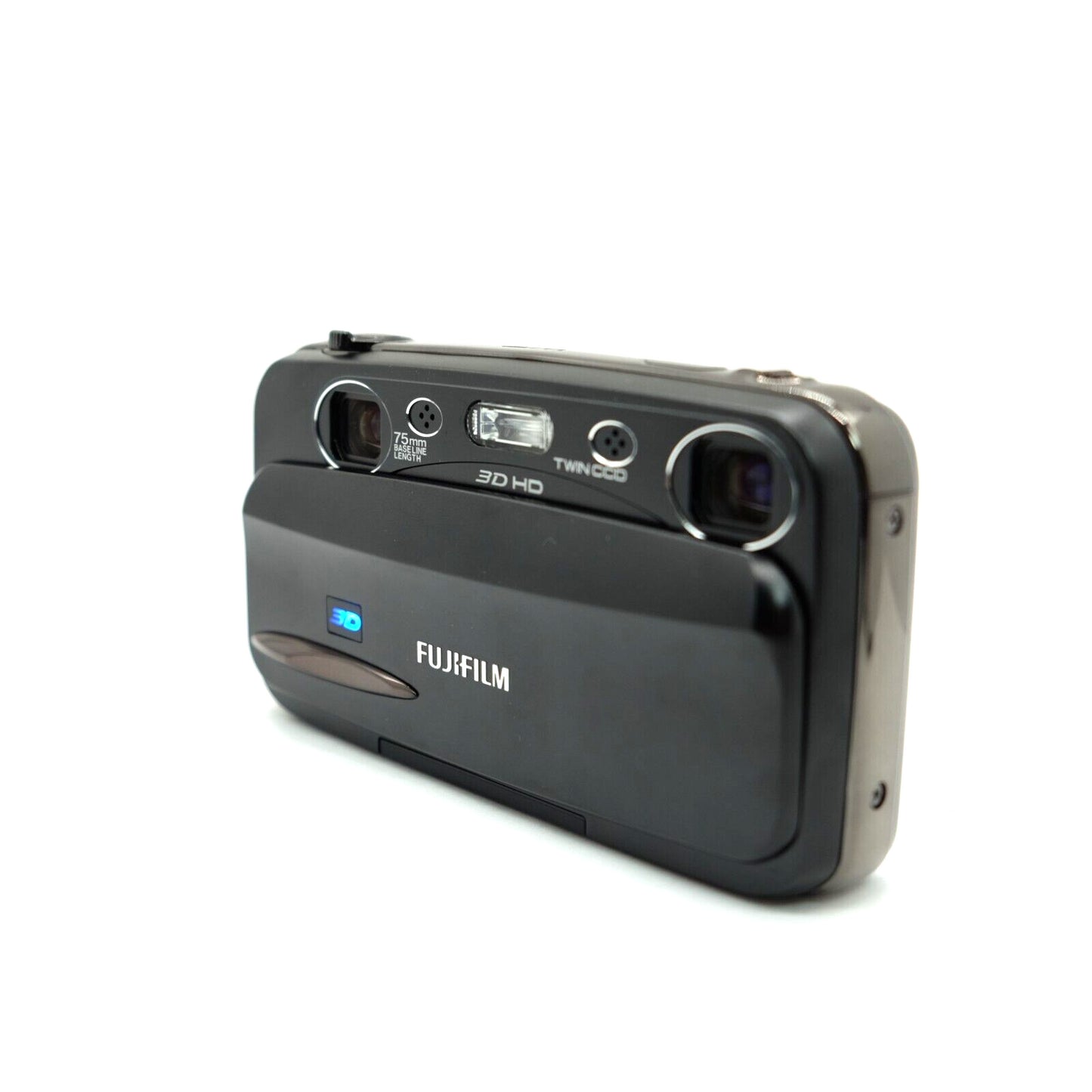 Fujifilm FinePix Real 3D W3 & V1 10.0MP Camera Black W/ Box Japan [Mint] #1140A