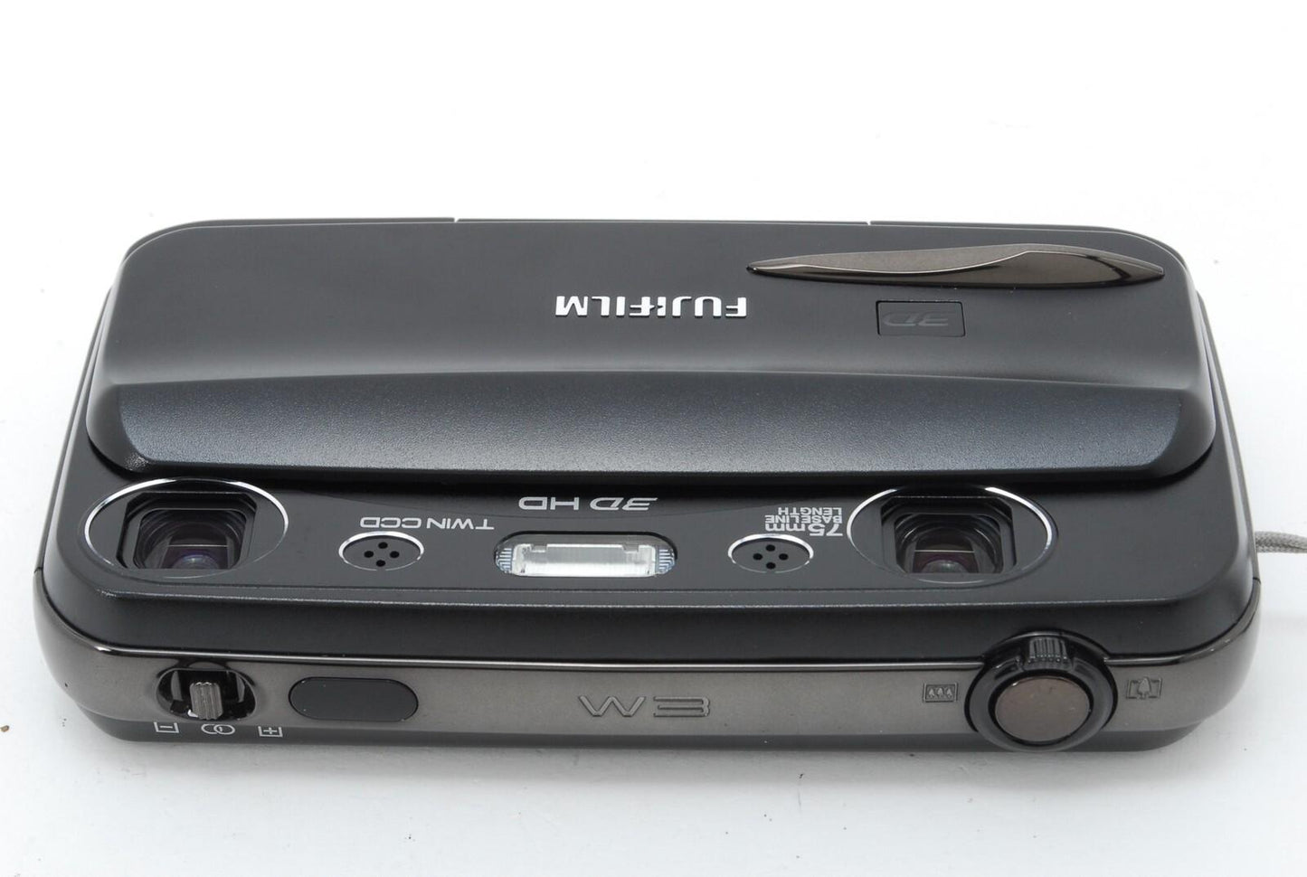 Fujifilm FinePix Real 3D W3 & V1 10.0MP Camera Black W/ Box Japan [Mint] #1140A