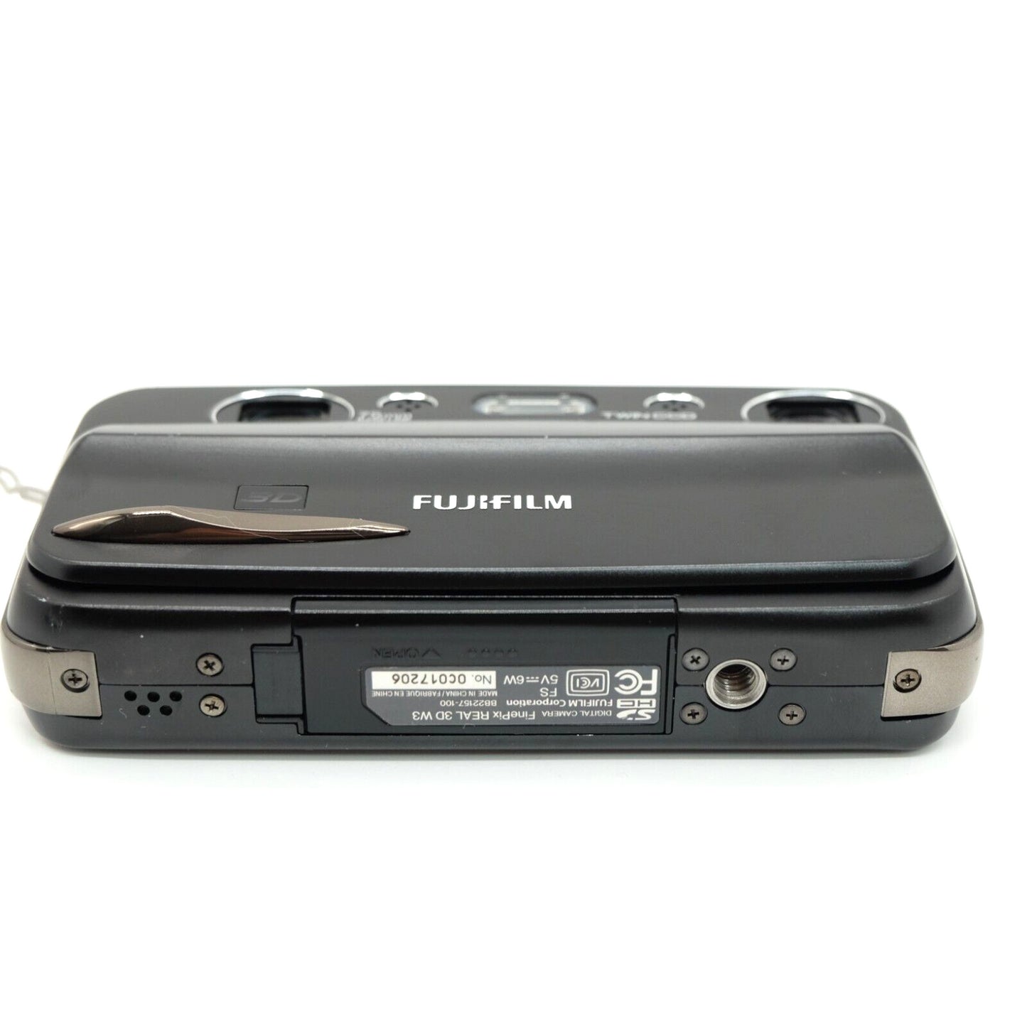 Fujifilm FinePix Real 3D W3 & V1 10.0MP Camera Black W/ Box Japan [Mint] #1140A