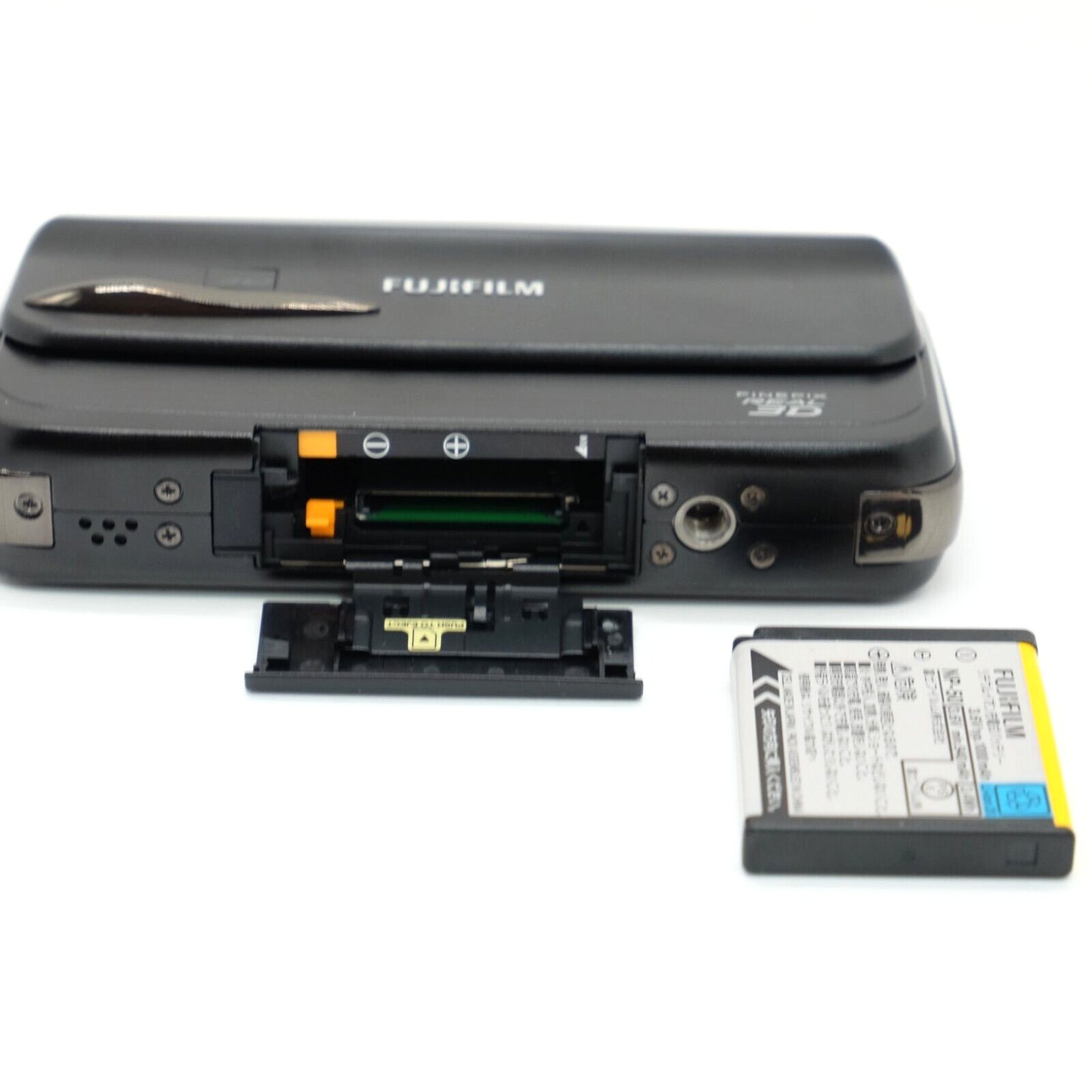 Fujifilm FinePix Real 3D W3 & V1 10.0MP Camera Black W/ Box Japan [Mint] #1140A