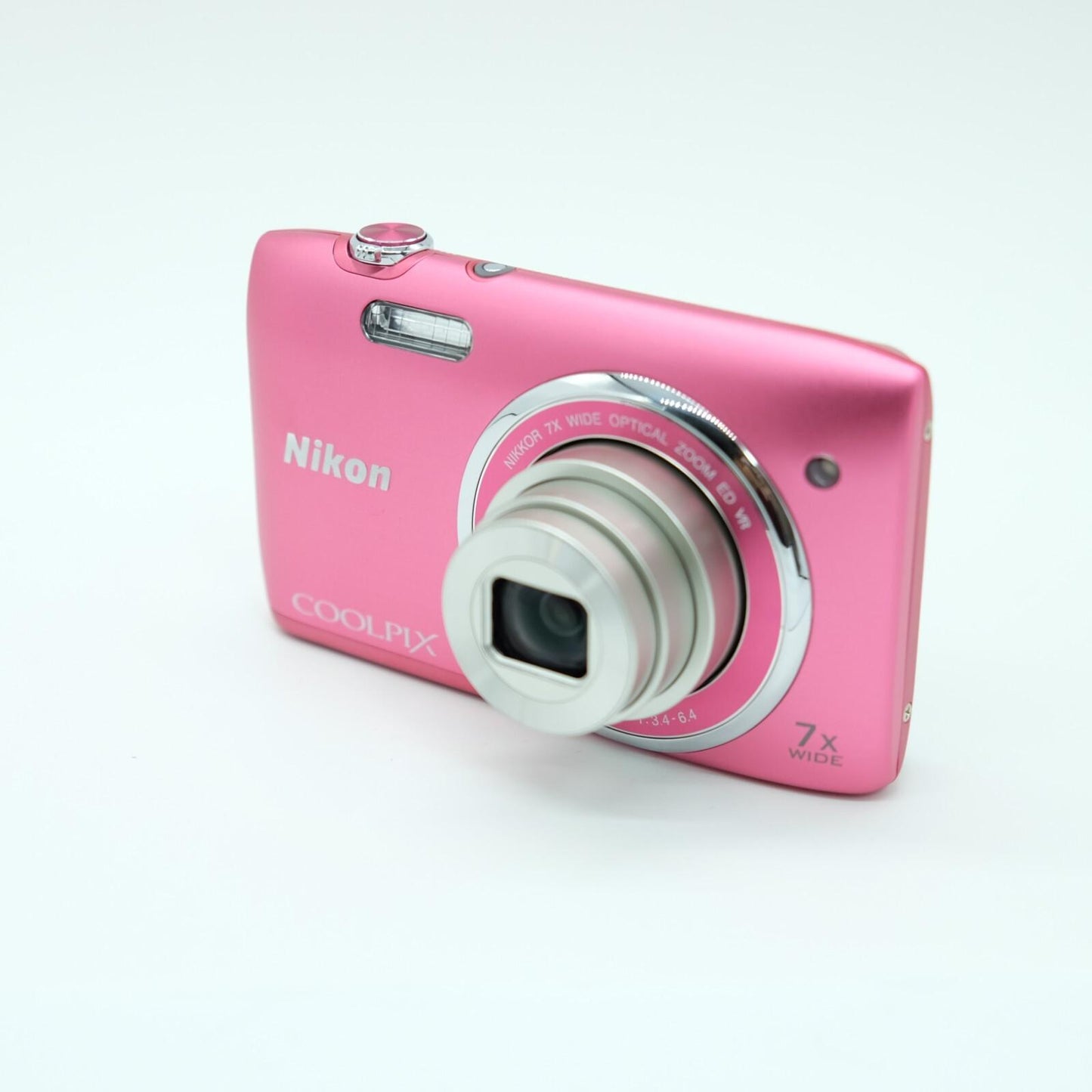 [Top Mint] Nikon COOLPIX S3500 Pink 20.1MP Digital Camera W/ Box Japan #1016A