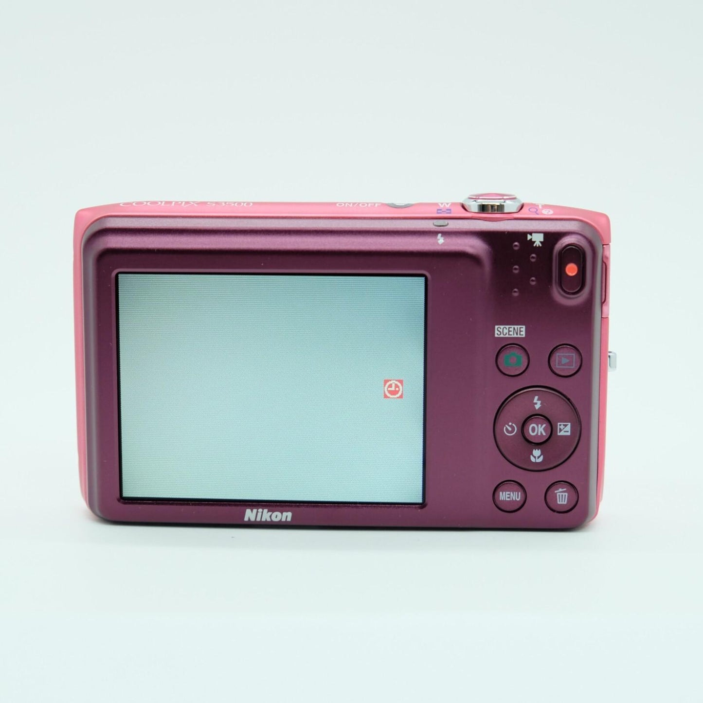 [Top Mint] Nikon COOLPIX S3500 Pink 20.1MP Digital Camera W/ Box Japan #1016A