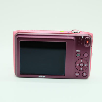 [Top Mint] Nikon COOLPIX S3500 Pink 20.1MP Digital Camera W/ Box Japan #1016A