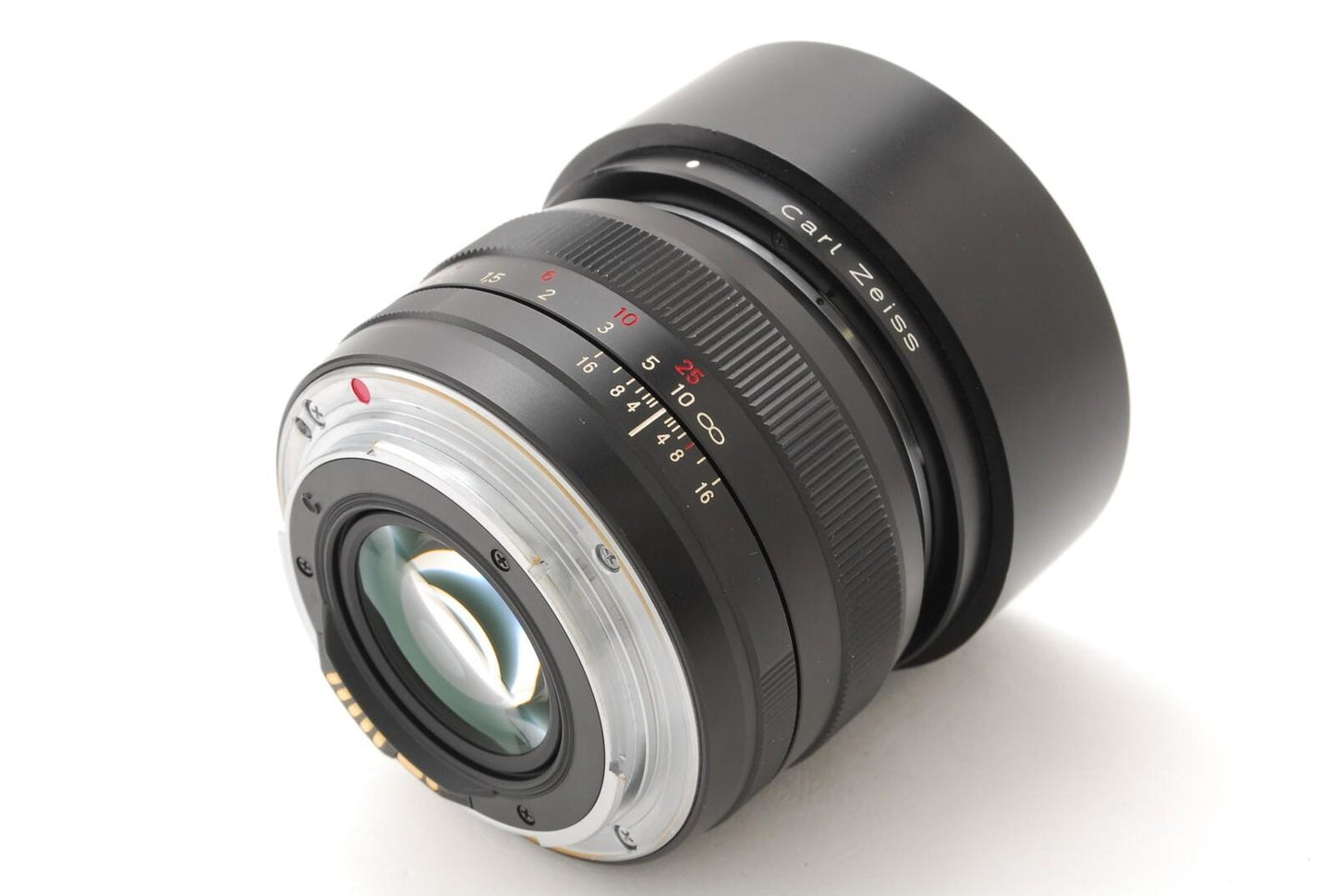 [N Mint] Carl Zeiss Planar T* 50mm F/1.4 ZE Lens for Canon EF W/ Hood Japan 1136