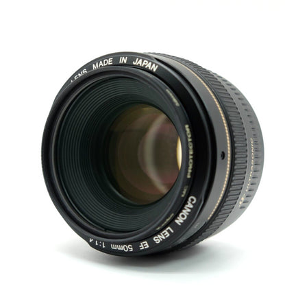 [Mint] Canon EF 50mm F/1.4 USM Standard Prime Lens Black W/ Box Japan #1030