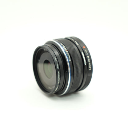 [Mint] Olympus M.ZUIKO DIGITAL 17mm F1.8 Lens AF MSC Lens Black Hood Japan #1173