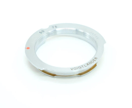 Voigtlander M-Bayonet Adapter Ring 50 75 mm Leica L / M Japan [Near Mint]  #1172