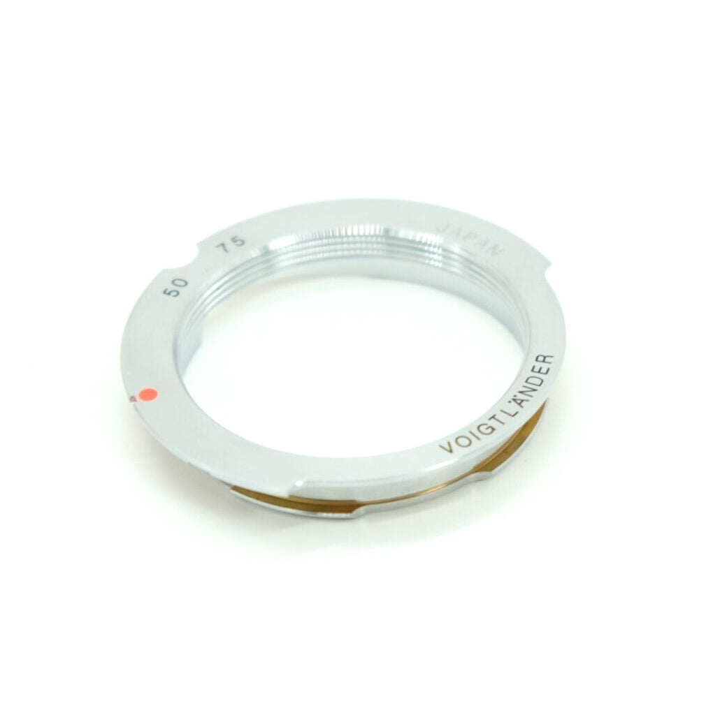 Voigtlander M-Bayonet Adapter Ring 50 75 mm Leica L / M Japan [Near Mint]  #1172