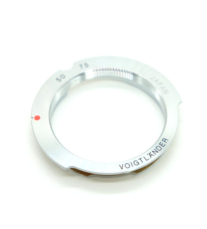 Voigtlander M-Bayonet Adapter Ring 50 75 mm Leica L / M Japan [Near Mint]  #1172