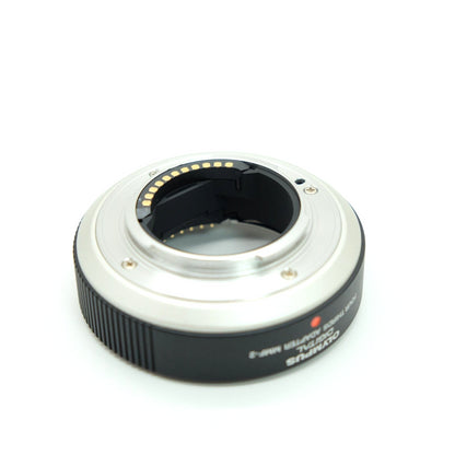 [Mint] Olympus MMF-2 Four Thirds Mount Micro Adapter 4/3 Body Black Japan #23091