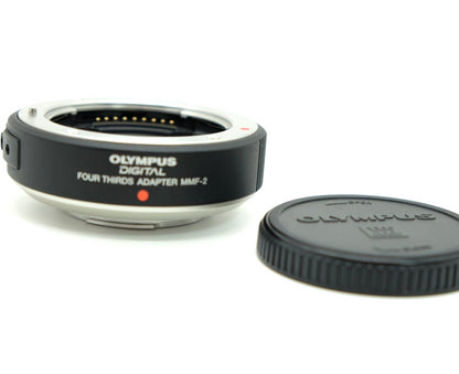 [Mint] Olympus MMF-2 Four Thirds Mount Micro Adapter 4/3 Body Black Japan #23091
