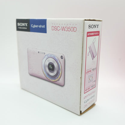 SONY Cyber Shot DSC-W350D Digital camera Jewel Pink w/ Box [N Mint]  Japan #1059