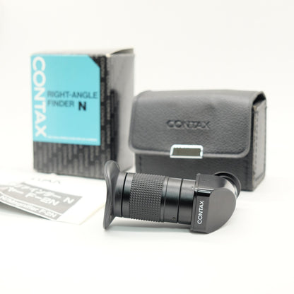 [N Mint] Contax Right Angle Finder N for 35mm Single Lens  W/ Box Japan #1186