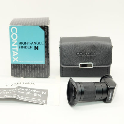 [N Mint] Contax Right Angle Finder N for 35mm Single Lens  W/ Box Japan #1186