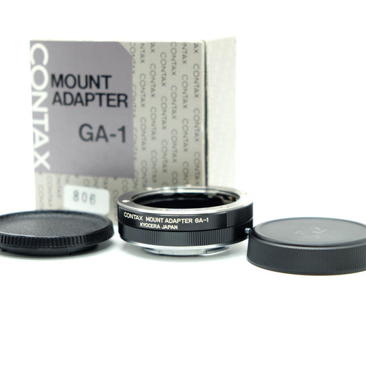 [Mint] Contax GA-1 Mount adapter to Mount Y/C Mount G W/ Box Cap Japan #1189