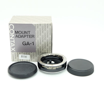 [Mint] Contax GA-1 Mount adapter to Mount Y/C Mount G W/ Box Cap Japan #1189