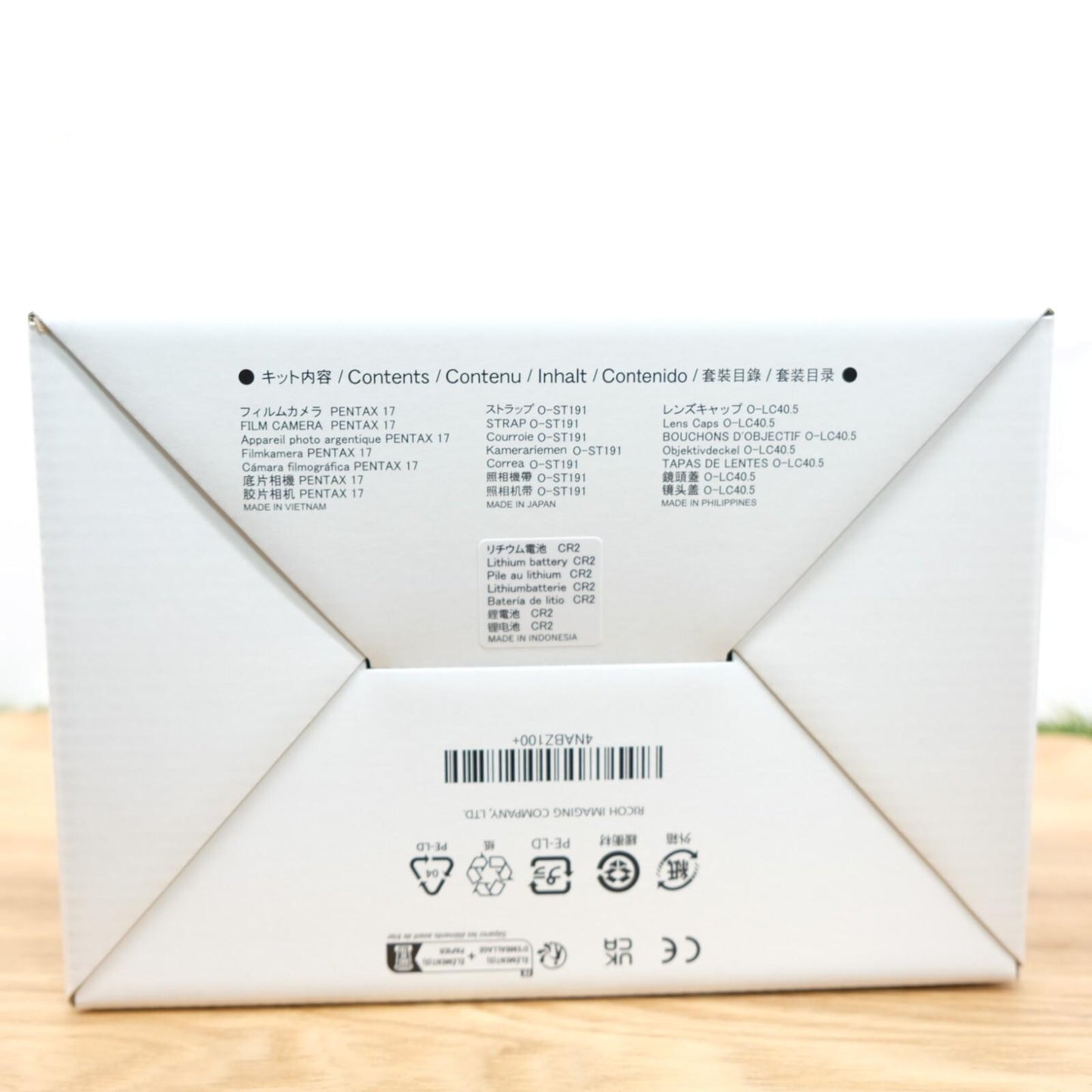 PENTAX 17 Half-Frame 35mm Film Camera Dark Silver W/ Box Japan [New] #1159