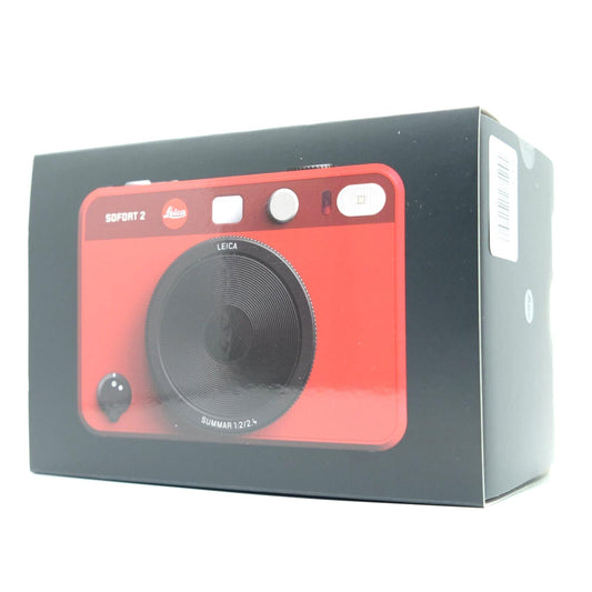 Leica Sofort 2 Red 19189 Hybrid Instant Camera Size PSL From Japan #1004