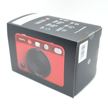 Leica Sofort 2 Red 19189 Hybrid Instant Camera Size PSL From Japan #1004