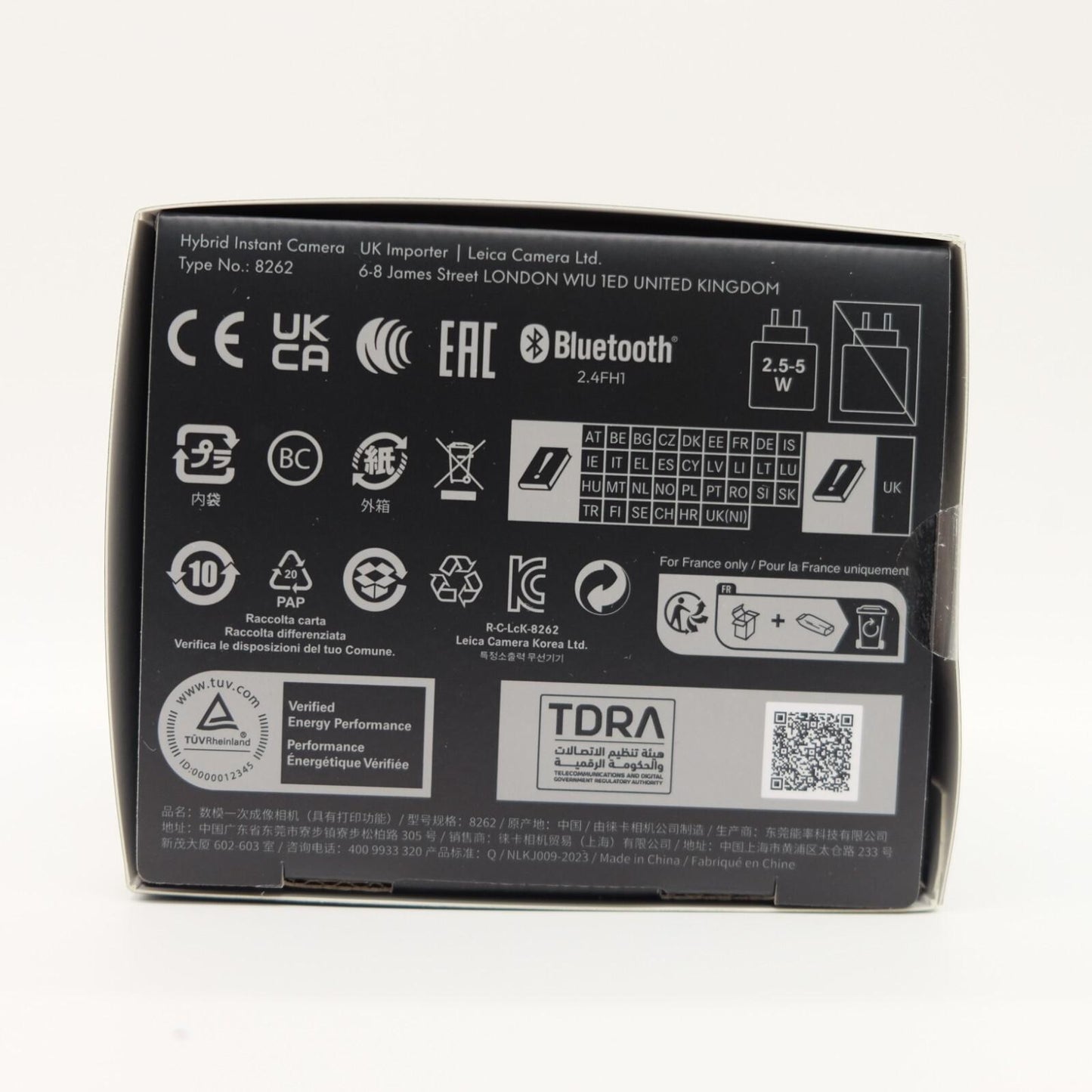 Leica Sofort 2 Black 19190Hybrid Instant Camera Size PSL From Japan #23205