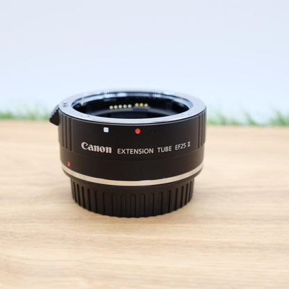 Canon エクステンションチューブ EF25 II EF EOS用 ブラック 箱付き 日本製 [トップミント] #1198 