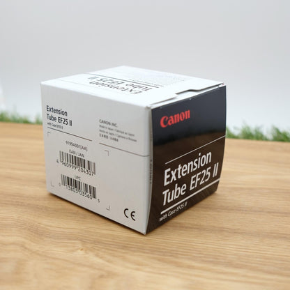 Canon エクステンションチューブ EF25 II EF EOS用 ブラック 箱付き 日本製 [トップミント] #1198 