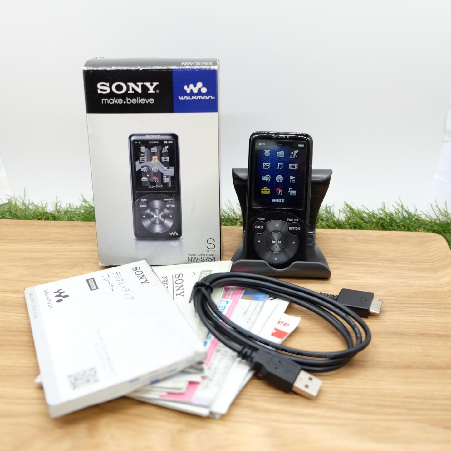 SONY WALKMAN NW-S754 8GB Black Digital Music Player Japan [Near Mint] #1201