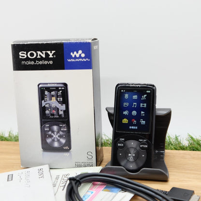 SONY WALKMAN NW-S754 8GB Black Digital Music Player Japan [Near Mint] #1201