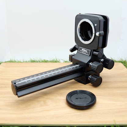 Nikon PB-6 Bellows Focusing Attachment Black W/ Box Japan [Top Mint] #1112A