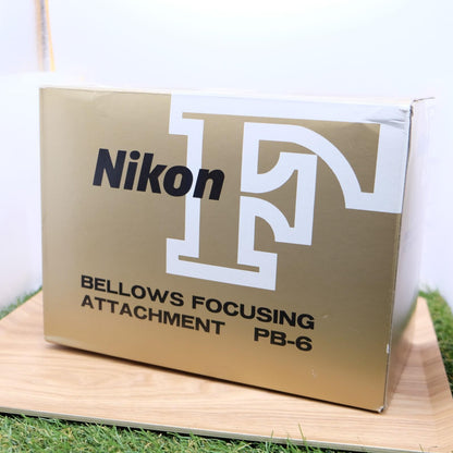 Nikon PB-6 Bellows Focusing Attachment Black W/ Box Japan [Top Mint] #1112A