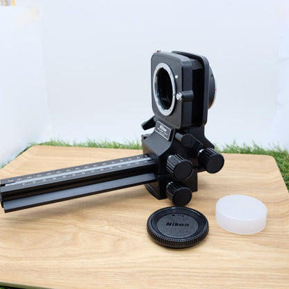 Nikon PB-6 Bellows Focusing Attachment Black W/ Box Japan [Top Mint] #1112A