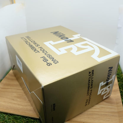 Nikon PB-6 Bellows Focusing Attachment Black W/ Box Japan [Top Mint] #1112A