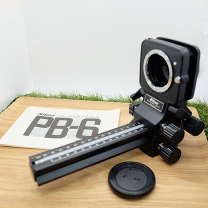 Nikon PB-6 Bellows Focusing Attachment Black W/ Box Japan [Top Mint] #1112A