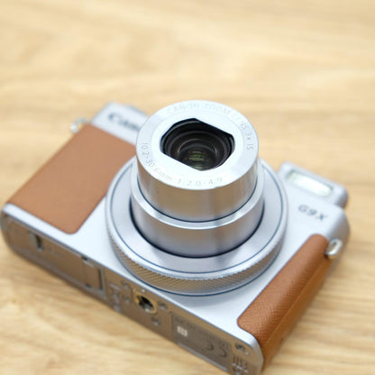 Canon PowerShot G9 X Mark II Silver 20.1MP Digital Camera W/ box JP [Mint] #1208