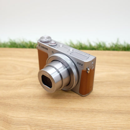 Canon PowerShot G9 X Mark II Silver 20.1MP Digital Camera W/ box JP [Mint] #1208