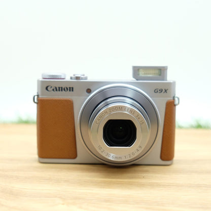 Canon PowerShot G9 X Mark II Silver 20.1MP Digital Camera W/ box JP [Mint] #1208