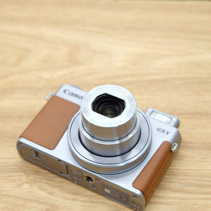 Canon PowerShot G9 X Mark II Silver 20.1MP Digital Camera W/ box JP [Mint] #1208