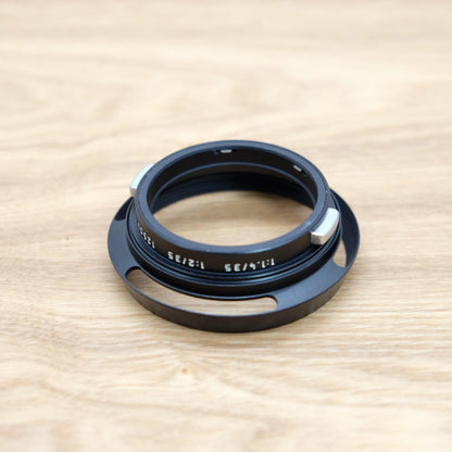 Leica 12504 35mm Lens Hood for M35 F1.4 and M35 F2.0 Black Japan [N Mint] #1147A