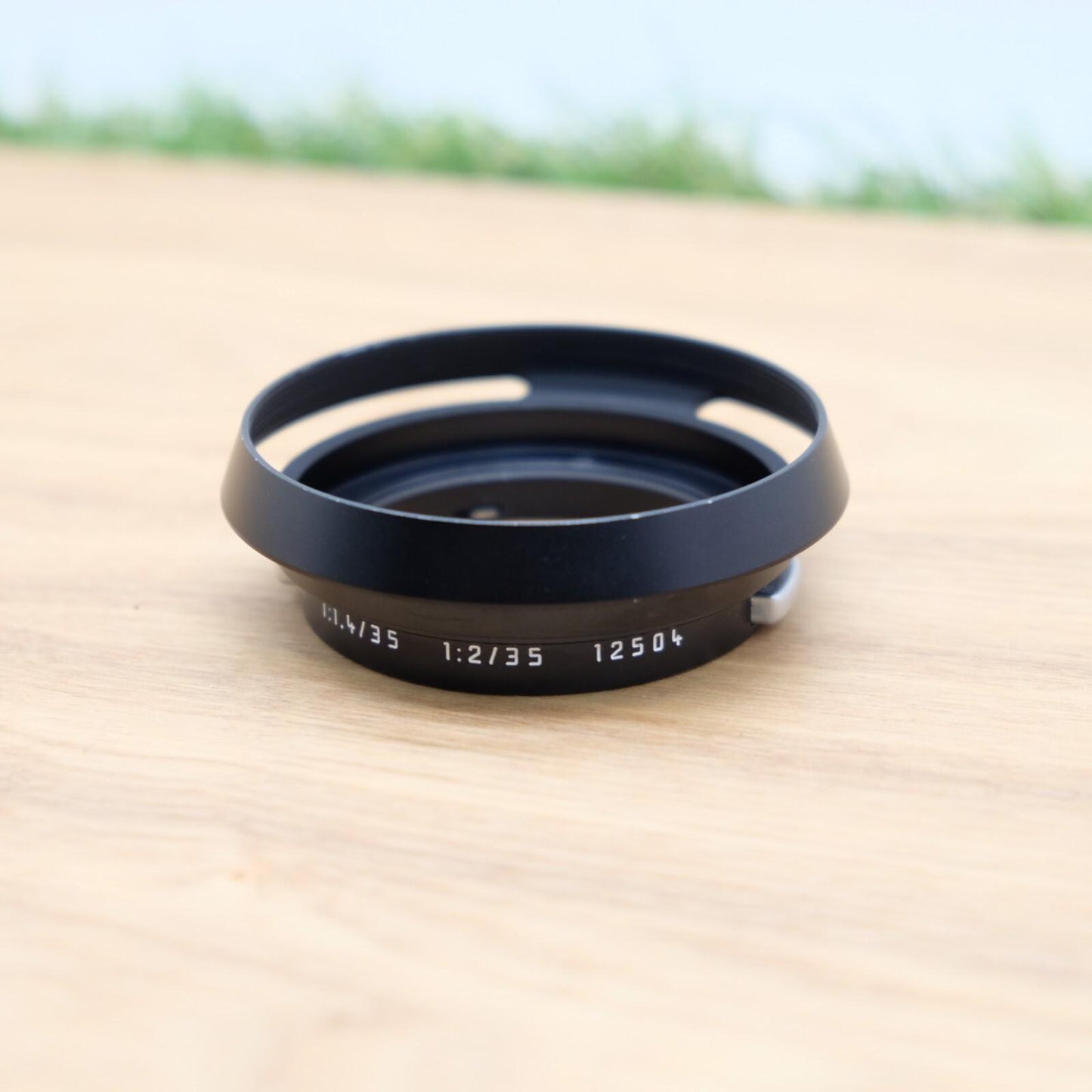 Leica 12504 35mm Lens Hood for M35 F1.4 and M35 F2.0 Black Japan [N Mint] #1147A